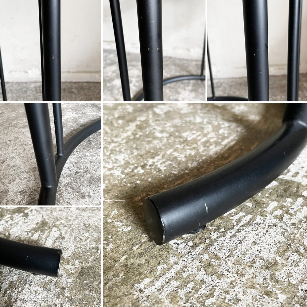 フクラ HUKLA TMRB ガラス リビングテーブル ローテーブル Sサイズ Φ50cm ラウンド スチール脚 モダンデザイン ■