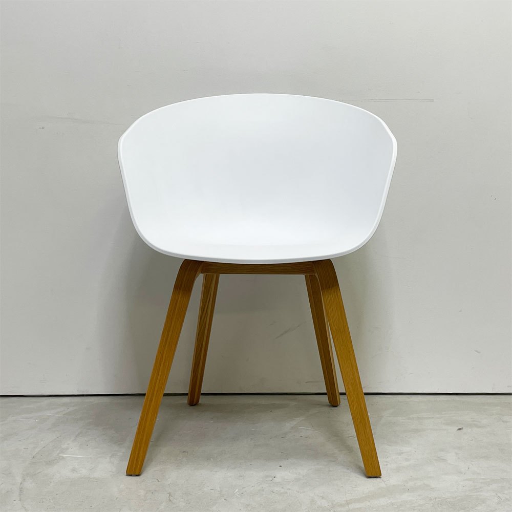 ヘイ HAY アバウト ア チェア ABOUT A CHAIR AAC22 アームチェア ダイニングチェア ホワイト ヒー・ウェリング 北欧モダン デンマーク ●
