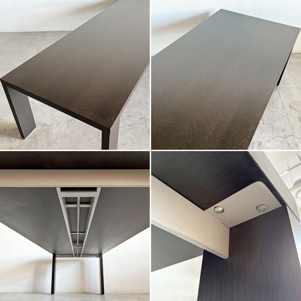 カッシーナ Cassina 363 M.I.R ミール ダイニングテーブル アッシュ材 ハンス・ウェッツスタイン Hannes Wettstein モダンデザイン W270cm 〓