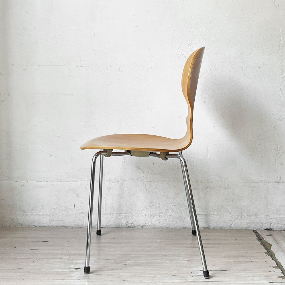 フリッツハンセン Fritz Hansen 3101 アリンコチェア アントチェア 4本脚 ナチュラルビーチ ラッカー仕上げ フェルトグライズ アルネ・ヤコブセン C ★