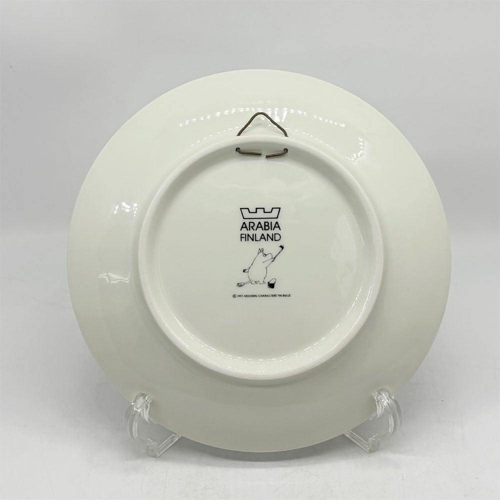 アラビア ARABIA ムーミン MOOMIN ウォールプレート クリスマス 20cm 1997-2002年 限定 北欧食器 箱付き 希少 ●