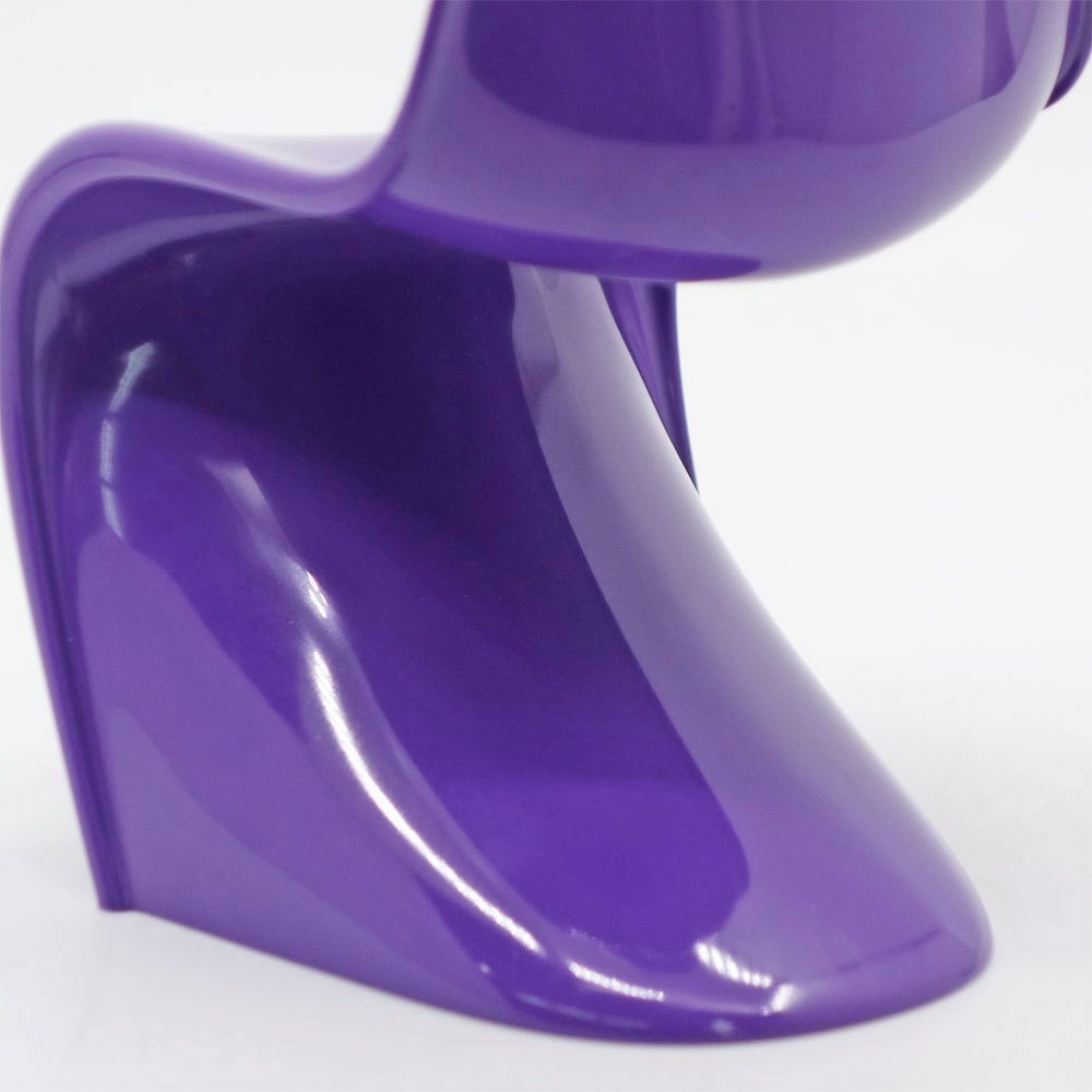 ヴィトラ デザインミュージアム Vitra Design Museum ミニチュアコレクション パントンチェア 1/6スケール 限定カラー パープル ●