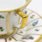 ロイヤルコペンハーゲン ROYAL COPENHAGEN ヘンリエッテ Henriette カップ＆ソーサー C&S 花柄 24K 金彩 デンマーク 北欧食器 希少 ●