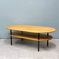クラッシュゲート CRASH GATE イージーライフ Easy Life サーボ コーヒーテーブル オーバル SERVO COFFEE TABLE W105cm オーク材 ブラックスチール 関家具 展示品 ◎