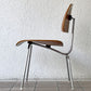 ハーマンミラー Herman Miller プライウッドダイニングチェア DCM ウォールナット メタルレッグ 90's ビンテージ C&R イームズ ミッドセンチュリー ◇