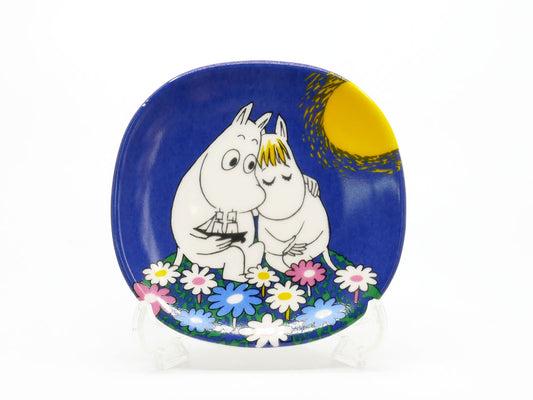 アラビア ARABIA ムーミン Moomin 月光 Moonshine プレート 飾り皿 1991-1997 廃番 フィンランド 北欧食器 B ●