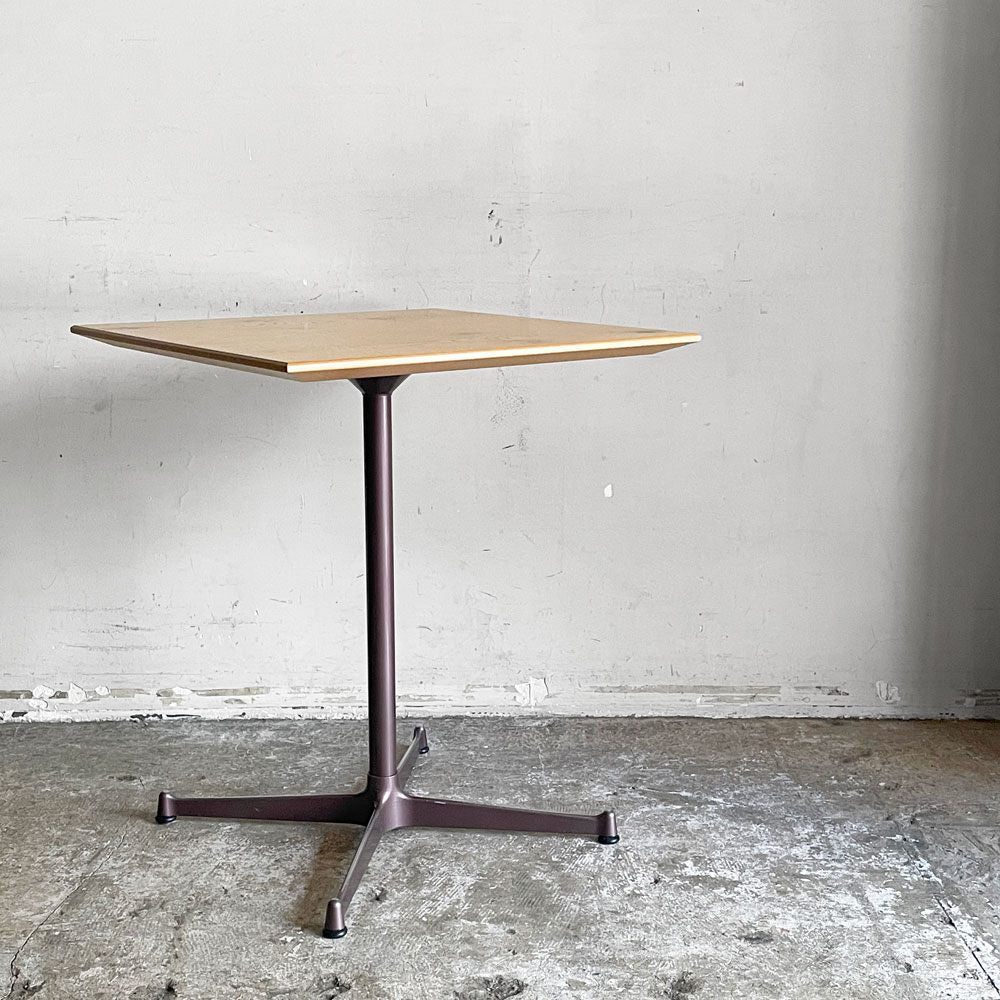 コッコレ coccole スクエアテーブル SQUARE TABLE カフェテーブル オーク材 ｗ60cm インダストリアルデザイン ■