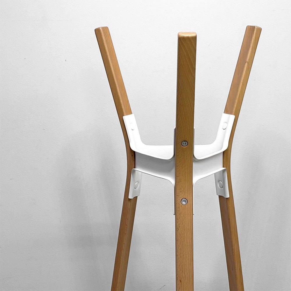 マジス MAGIS スチールウッド STEELWOOD コートハンガー ハンガーラック ホワイト ＆ ビーチ Ronan & Erwan Bouroullec イタリア ●