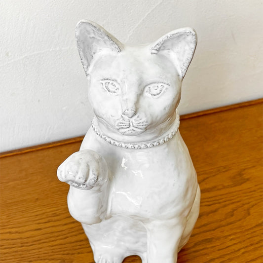 アスティエ Astier de Villatte セツコ コレクション Setsuko collection ティーポット 猫 Lサイズ 参考102,410円 ★