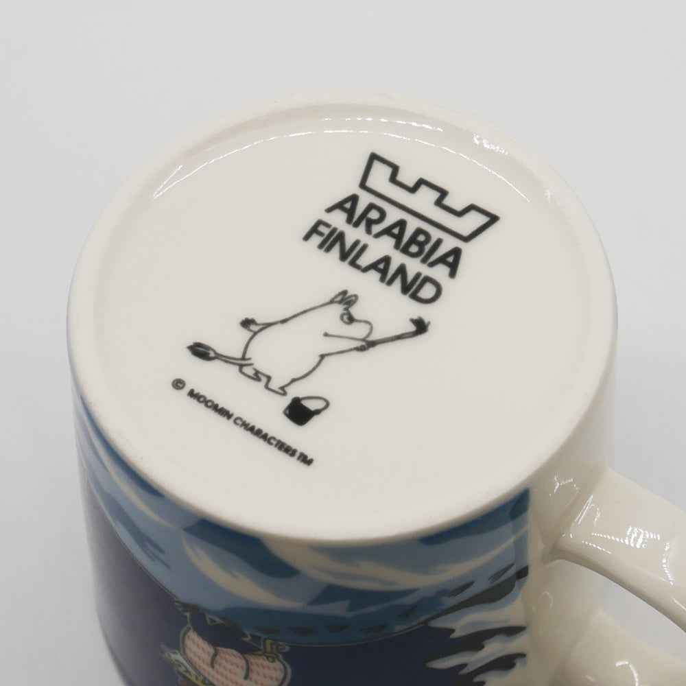アラビア ARABIA ムーミンマグ MOOMIN ウィンターナイト 2006年 冬限定 フィンランド 北欧食器 箱付き ●