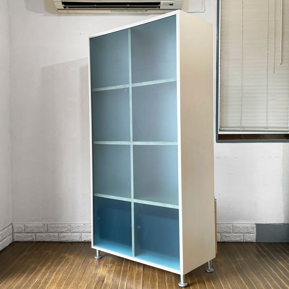 ウィルクハーン Wilkhahn ミナモ Minamo ファイリングシェルフ Filing Shelf ビーチ材 アルミフレーム アクリルパネル 2ドロワー 2列4段 コクヨ取扱い ◎