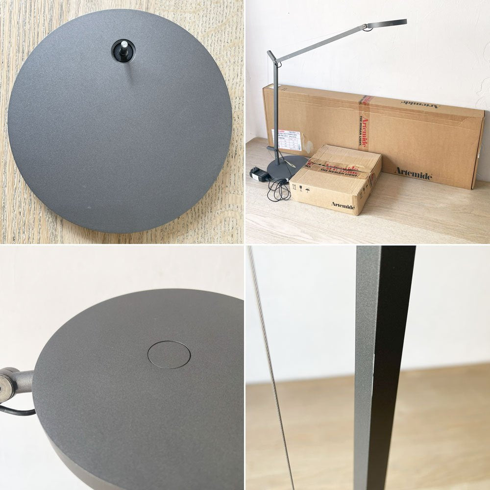 アルテミデ Artemide デメトラ DEMETRA LED テーブルライト デスクライト 無段階調光機能 深澤直人 展示品 箱付き 参考定価￥126,500- ★