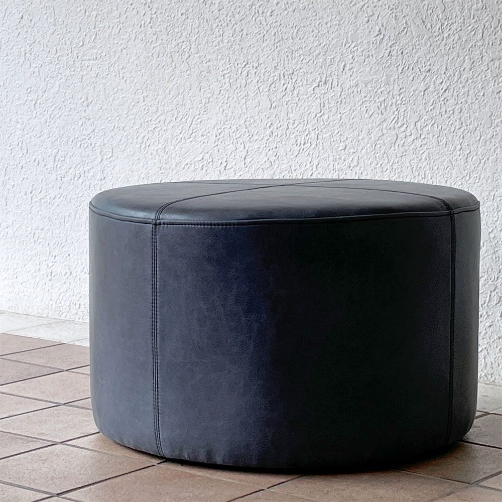 クラッシュゲート CRASH GATE ドット DOT スツール スーパーレザーテックス スエードアッシュ ブルーグレー系 関家具 定価￥25,300- 展示未使用品 ◇