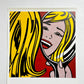 ロイリキテンスタイン Roy Lichtenstein 2013年 国立新美術館 アメリカンポップアート展 「鏡の中の少女」 B1サイズ ポスターのみ ●