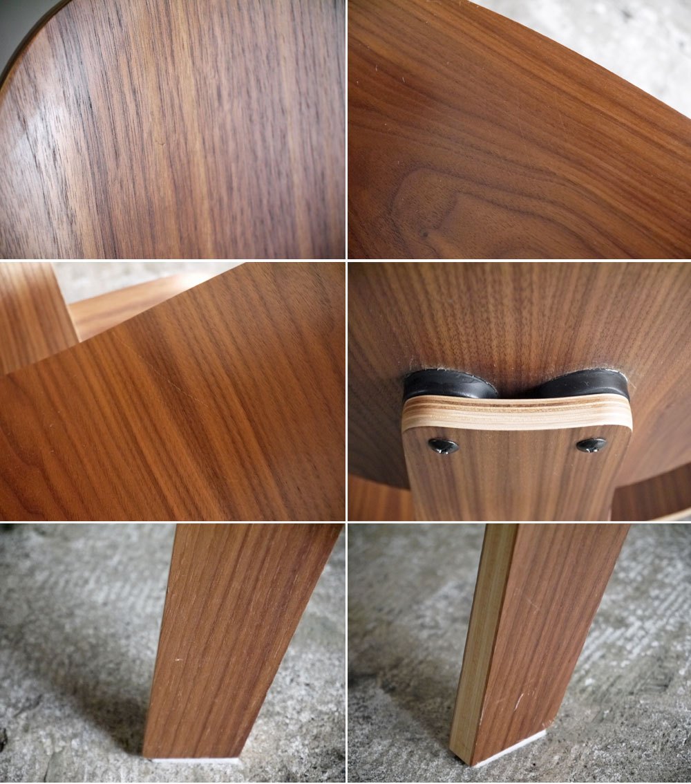 LCW ラウンジチェア ウッドレッグ Molded Plywood Lounge Chair ウォールナット ■
