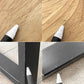 かなでもの KANADEMONO ザ・テーブル THE TABLE Black Steel High Rectangle スタンディングデスク W120cm ラバーウッド ナチュラル 定価￥59,500-◇