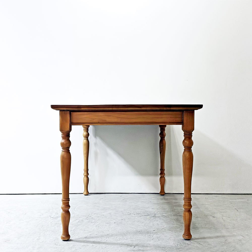 クラッシュゲート CRASH GATE ノットアンティークス Knot antiques キリン KIRIN ダイニングテーブル オーク材  W160cm アンティーク調 クラシカル 展示品 ●