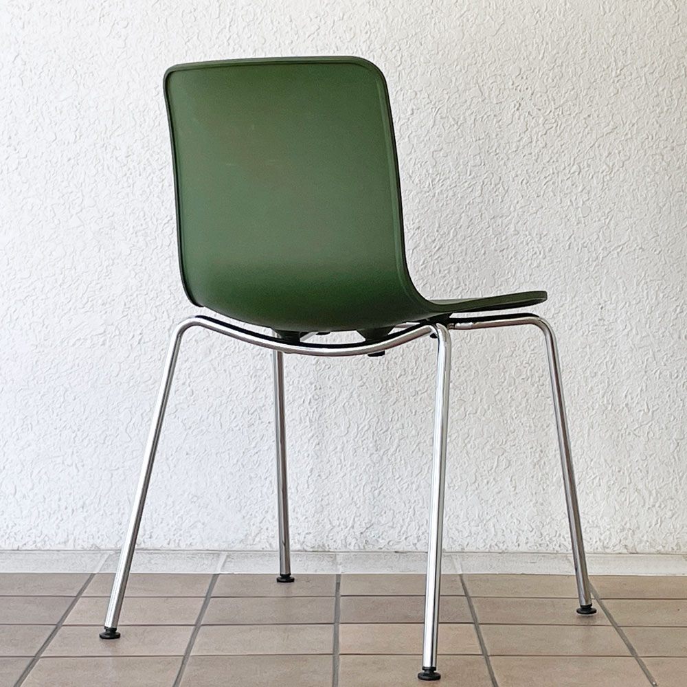 ヴィトラ vitra ハルチューブ HAL Tube サイドチェア ダイニングチェア スタッカブル グリーン ジャスパー・モリソン A ◇