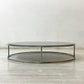 カッシーナ Cassina イル ILE センターテーブル ローテーブル ラウンド ブラック ガラス天板 Φ92cm ピエロ・リッソーニ Piero Lissoni モダン ●