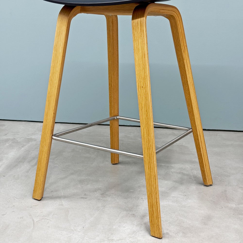ヘイ HAY アバウトアスツール About a stool ブラック AAS32 LOW H75㎝ ハイスツール カウンターチェア 北欧モダン デンマーク ◎