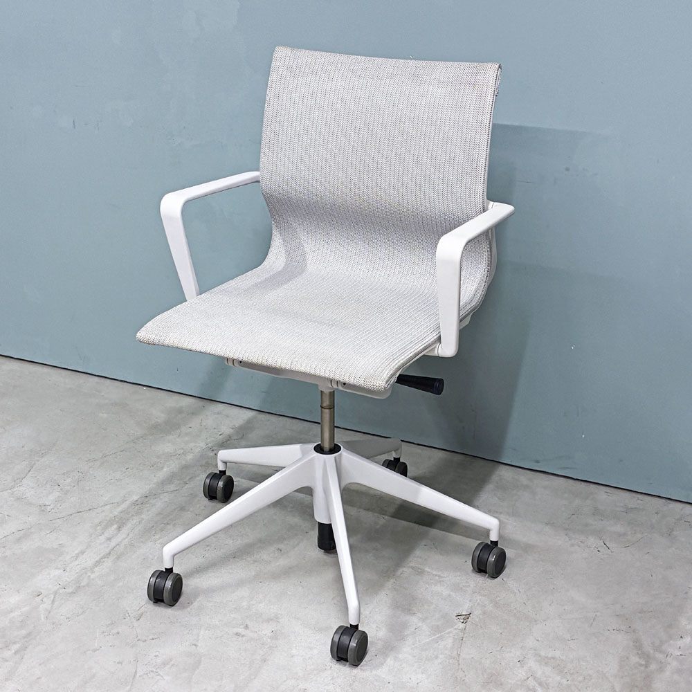 ヴィトラ vitra フィジックス Physix デスクチェア ソフトグレーフレーム トリオニット 07シルバーグレー アルベルト・メダ ◎