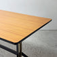 ザ・コンランショップ THE CONRAN SHOP ビンテージアイアンレッグ ダイニングテーブル W150cm 真鍮 高さ調整アジャスター付き ビュッフェテーブル カフェ ビストロ  ●
