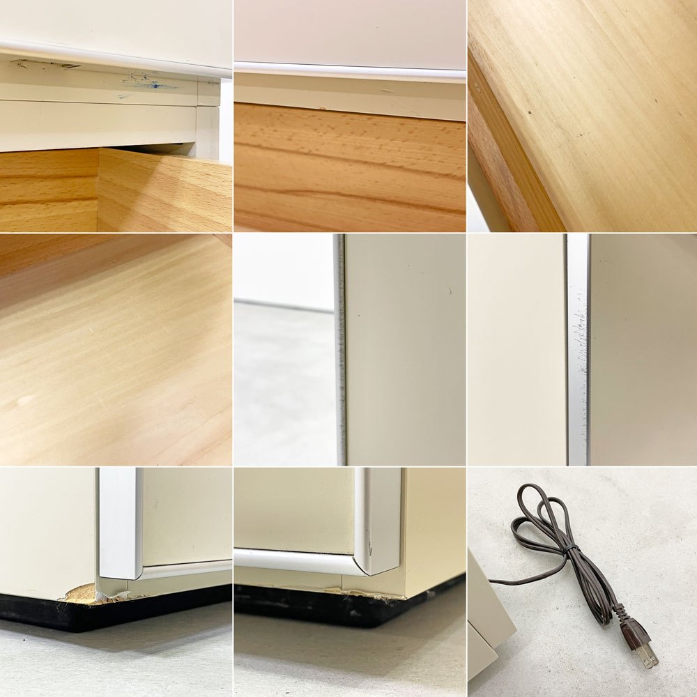 アルフレックス arflex コンポーザー COMPOSER キャビネット 1ドロップダウンドア 3ドロワー 照明付き W100 x H138cm ●