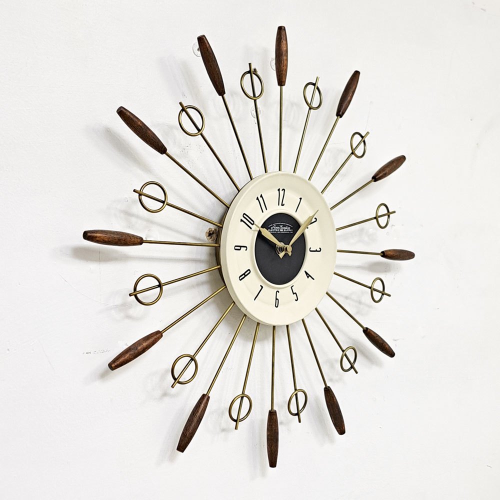 アクメファニチャー ACME Furniture マシュークロック MATHEW CLOCK 壁掛け時計 ウォールクロック オーク材×スチール ミッドセンチュリーデザイン ●