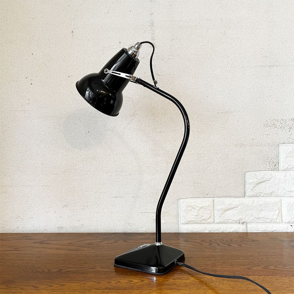 アングルポイズ ANGLEPOISE オリジナル 1227 ミニテーブル ORIGINAL 1227 MINI TABLE デスクライト ジェットブラック 定価￥38,500- ◎