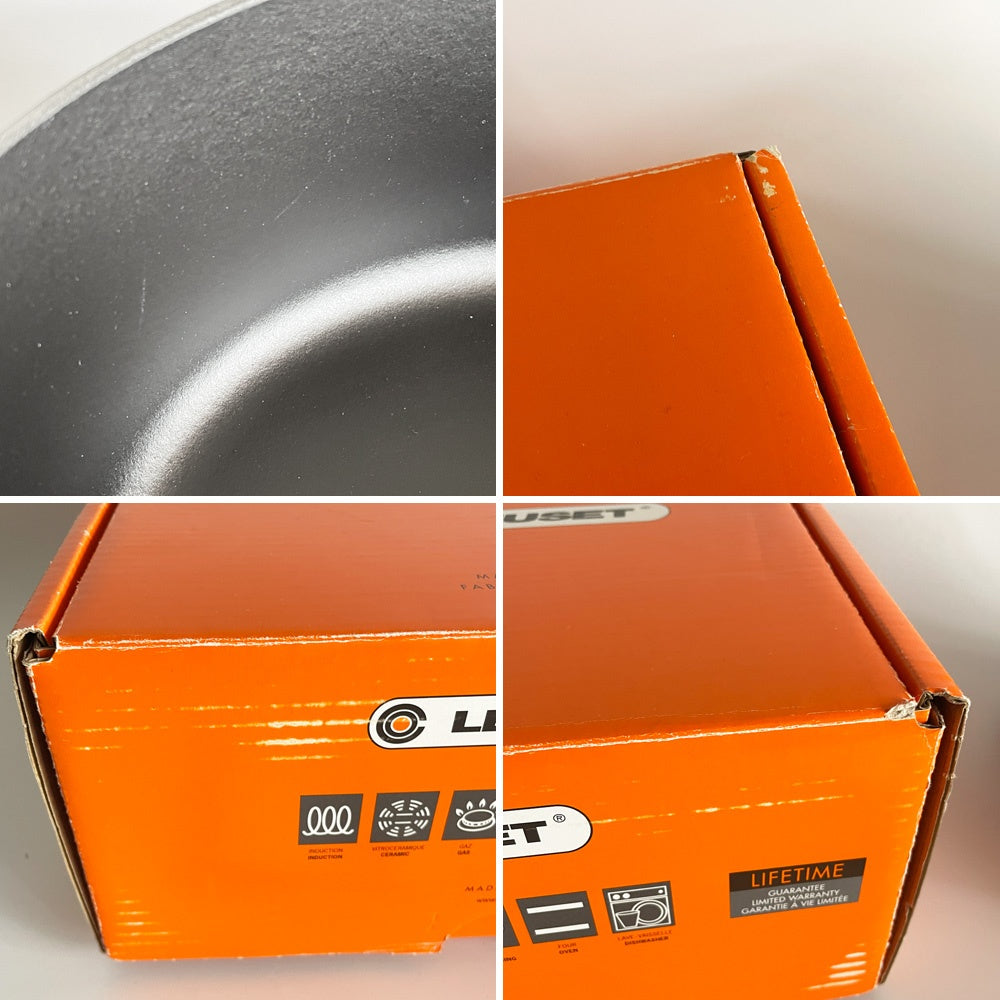 ルクルーゼ LE CREUSET ココットオーバル 両手鍋 33cm マットブラック 鋳物 フランス ■
