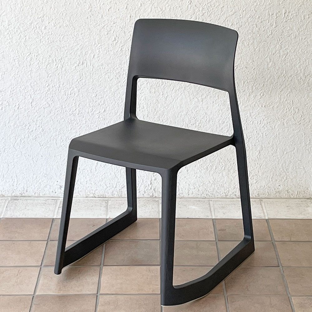 ヴィトラ Vitra ティプトン Tip Ton ワークチェア ダイニングチェア デスクチェア ブラック スタッキング チルト機能 定価￥47,300- ◇