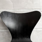 フリッツハンセン Fritz Hansen 3107 セブンチェア カラードアッシュ ブラック 80's ビンテージ vintage アルネ・ヤコブセン デンマーク B ♪