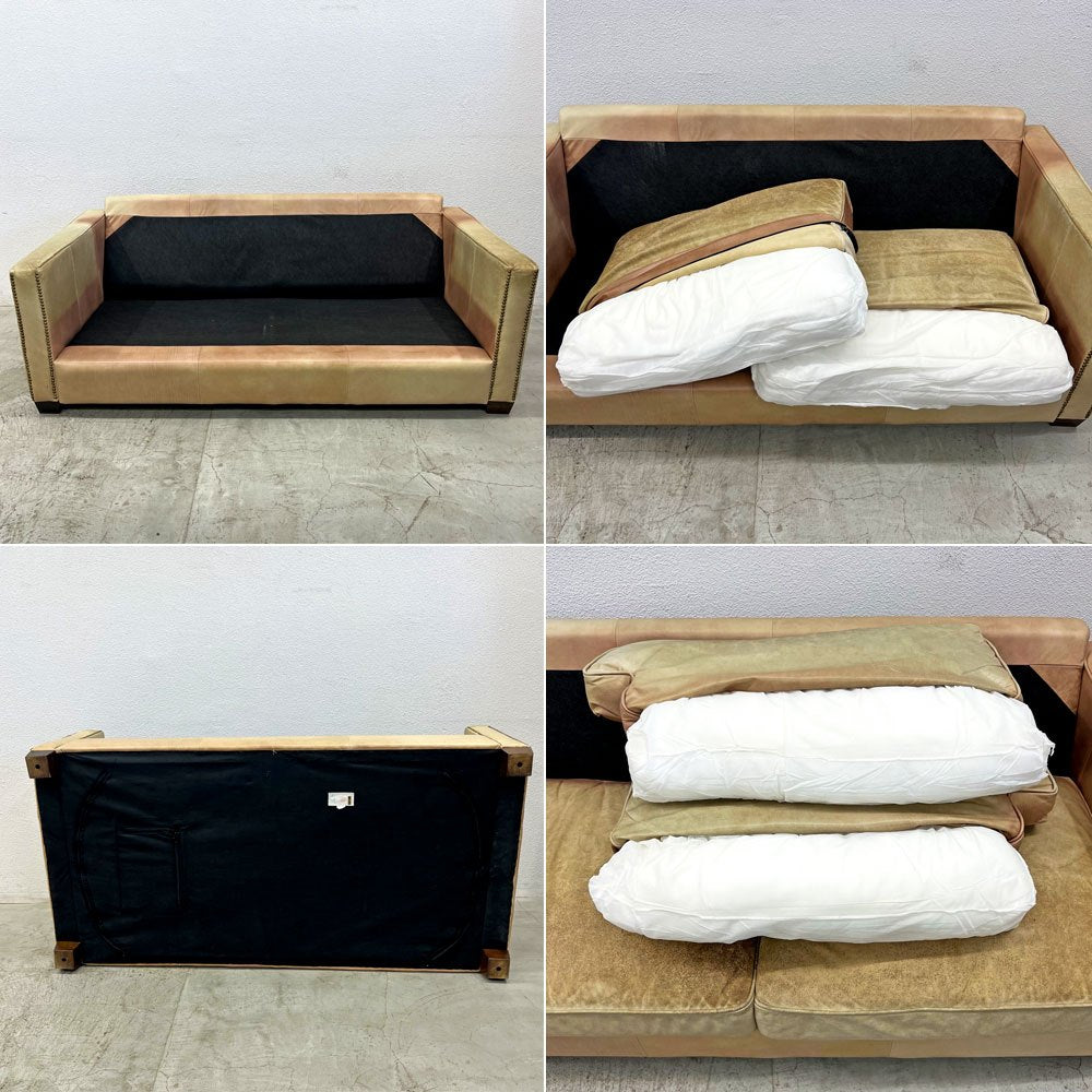 ハロ HALO ニューカウントヘンリー 2Pソファ NEW COUNT HENRY 2P SOFA インダストリアル ASPULND取扱 定価 \385,000- ●