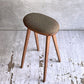 ナガノインテリア Friendly!! コッペ coupe kitchen stool ハイスツール キッチンスツール ウォールナット 廃番生地 北欧スタイル ♪