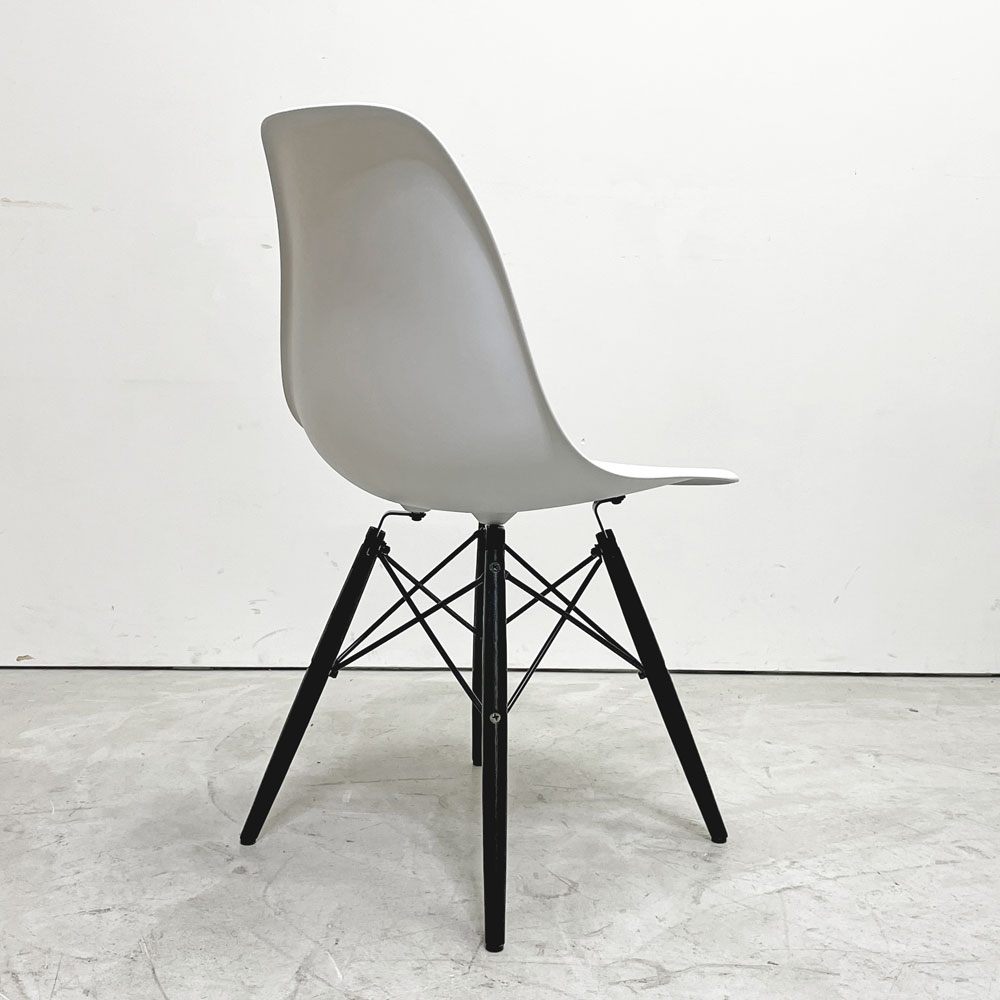 ハーマンミラー HermanMiller サイドシェルチェア ドゥエルレッグ DSW アルパイン × エボニー ポリプロピレン製 イームズ ミッドセンチュリー  C ●