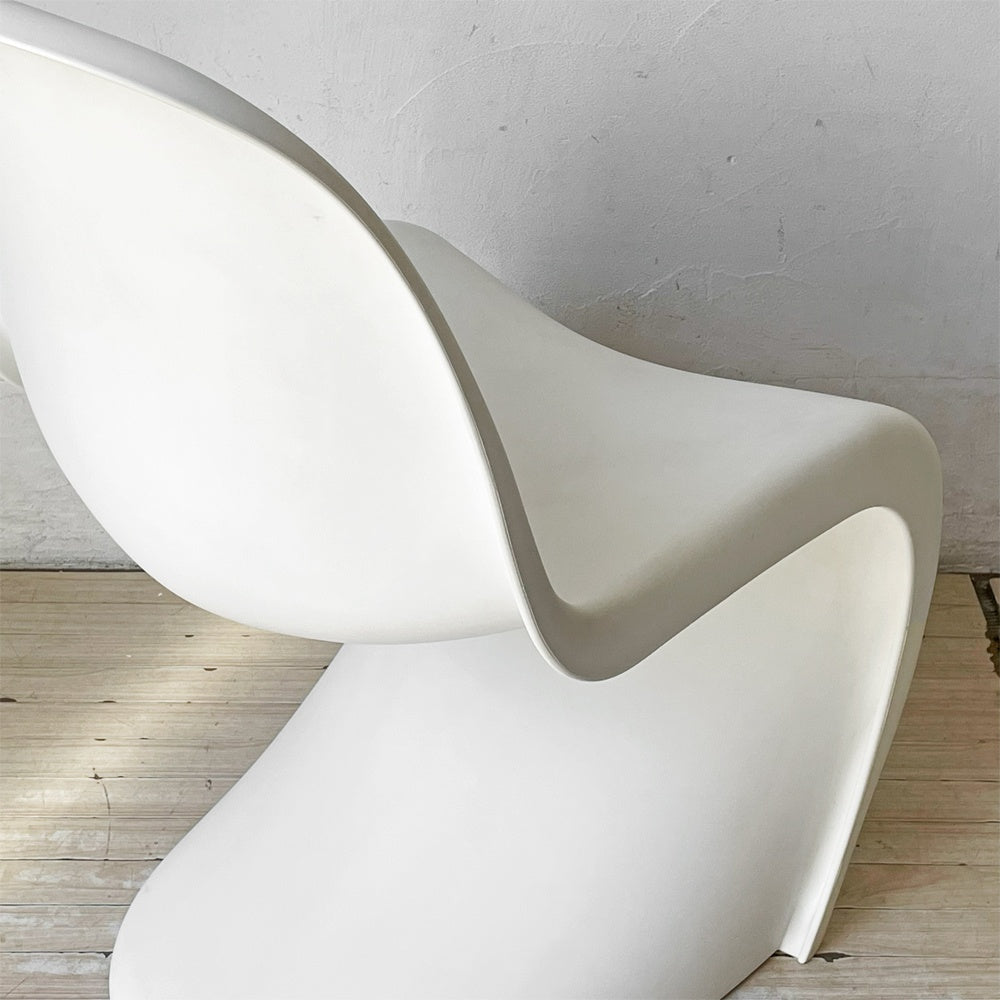 ヴィトラ vitra パントンチェア ダイニングチェア スタッキングチェア ホワイト ヴェルナー・パントン Panton ミッドセンチュリー スペースエイジ ★