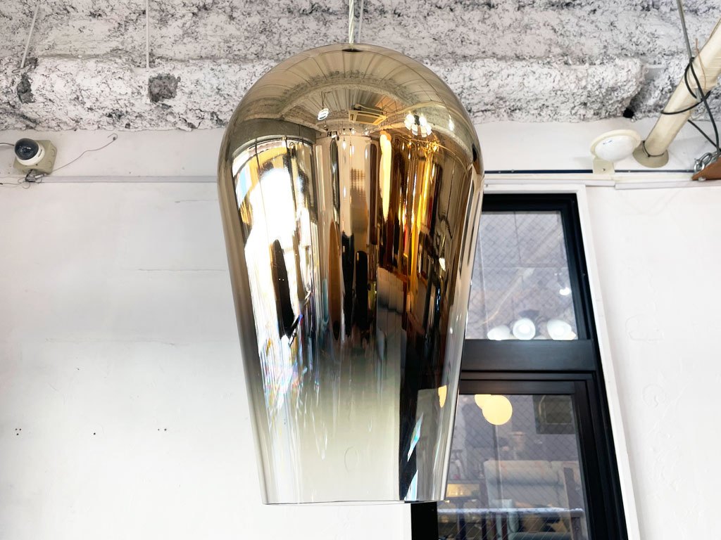 トムディクソン Tom Dixon フェイド ペンダントライト Fade Pendant ゴールド色 廃番 定価115,500円 箱付 展示美品 ★