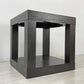 ウエストエルム West Elm パーソンズキューブ Parsons cube サイドテーブル W46cm ダークブラウン モダンデザイン ミニマル ●