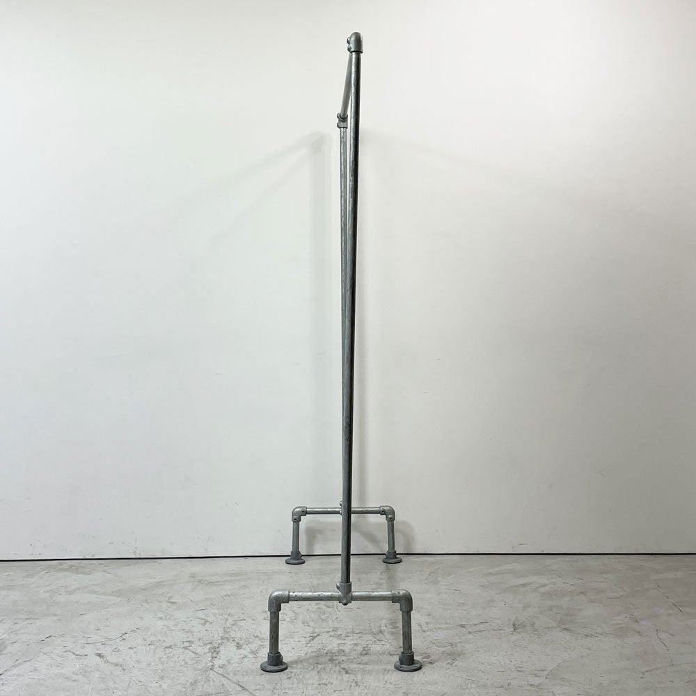 キークランプ KeeKlamp 単管 ハンガーラック パイプ シルバー H183cm インダストリアルデザイン 店舗什器 B ●