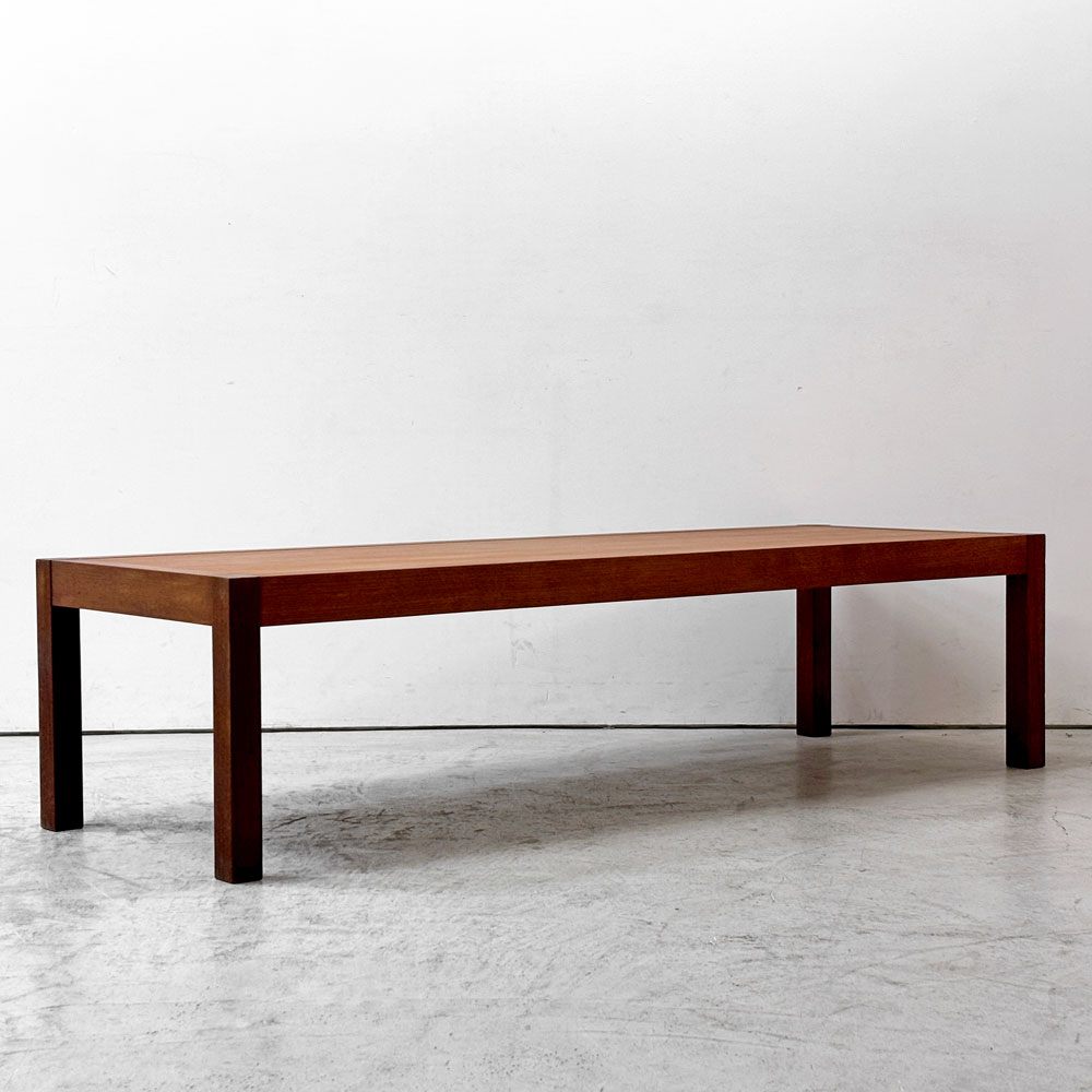 ジャクソンファニチャー Jackson Furniture チーク材 ビンテージローテーブル コーヒーテーブル 長方形 アメリカ ●