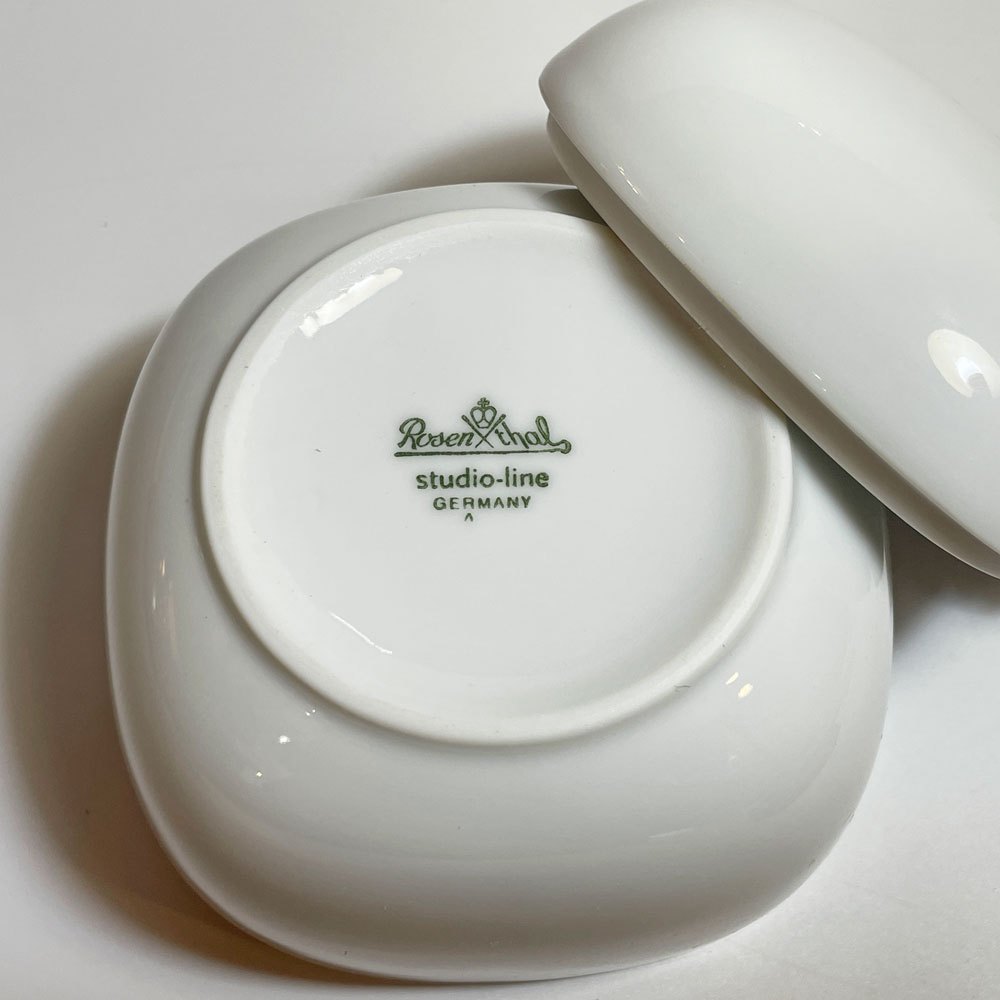ローゼンタール Rosenthal スタジオライン Studio Line スオミ Suomi シュガーポット ティモ・サルパネヴァ 白磁 ドイツ ★