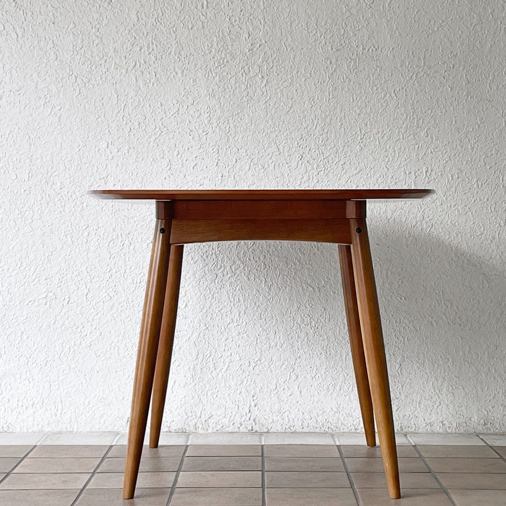 カリモク60+ ロクマルプラス Dテーブル ダイニングテーブル W100cm メラミン天板 デコラトップ ミッドセンチュリーデザイン ◇