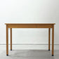 無印良品 MUJI オーク無垢材 パーソナルデスク ワークデスク 事務机 2ドロワー 抽斗付き W110cm ナチュラルデザイン ●