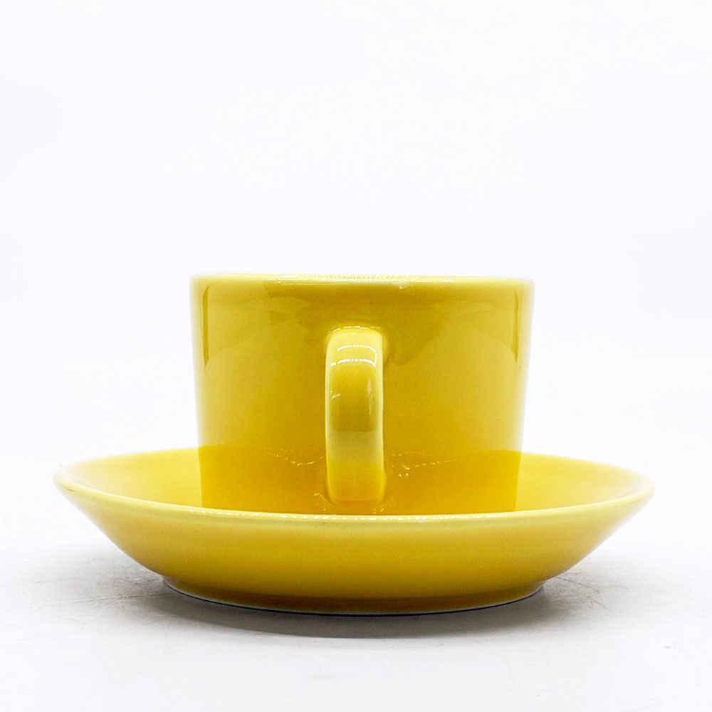 アラビア ARABIA ティーマ TEEMA コーヒーカップ＆ソーサー カイ・フランク イエロー 廃番希少 北欧 ●