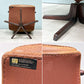 ベルグファニチャー Berg Furniture ラウンジチェア シングルソファ オーク材 本革 ブラウン 北欧 デンマーク ◎