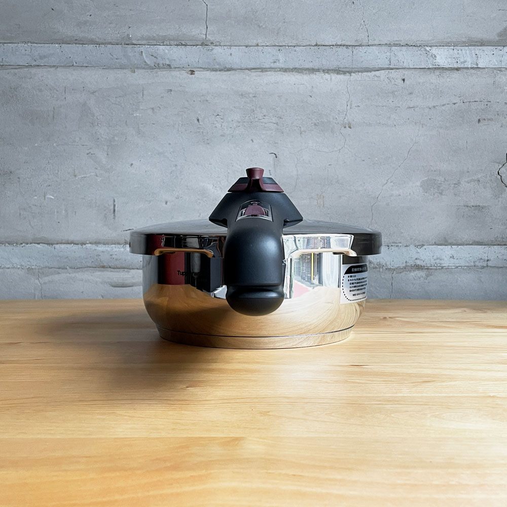 タッパーウェア Tupperware 圧力鍋 プレッシャークッカー Pressure Cooker 3.2L IH対応 すのこ付 ステンレス アメリカ ♪