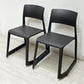 ヴィトラ Vitra ティプトン Tip Ton ワークチェア ダイニングチェア デスクチェア ブラック スタッキング チルト機能 定価￥42,900- A ●