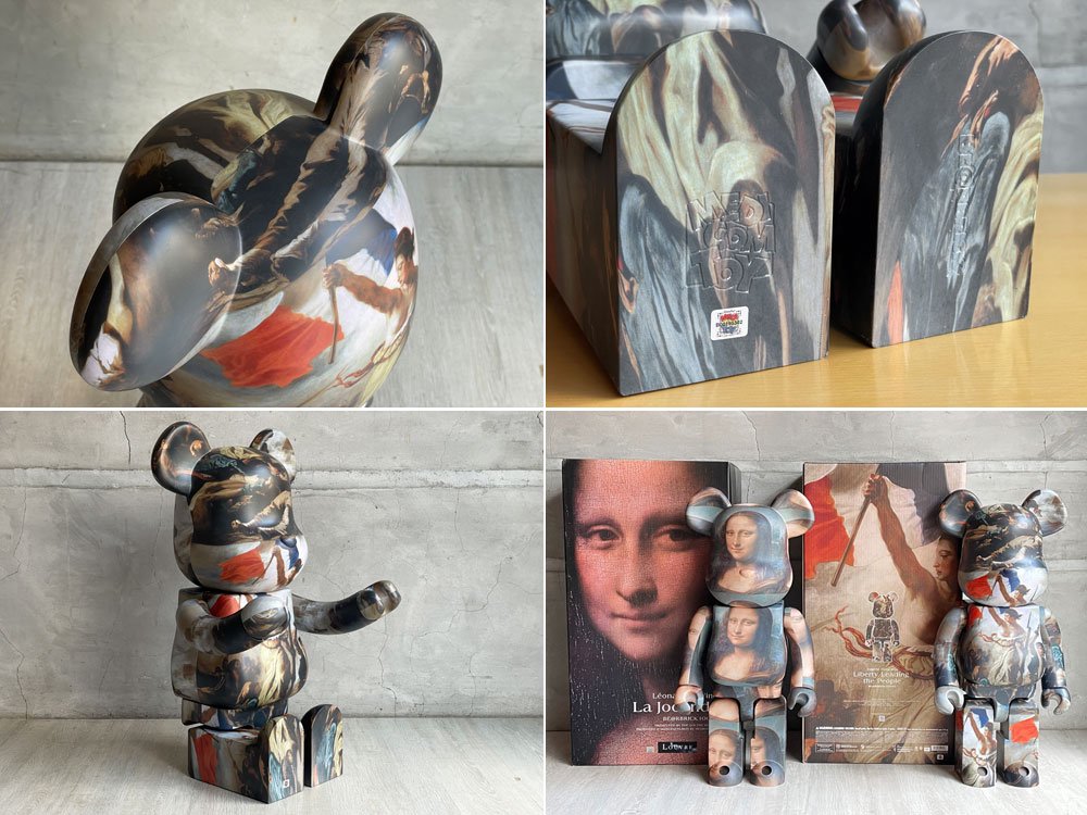 メディコムトイ MEDICOM TOY ルーブル Louvre ×ベアブリック BE@RBRICK ウジエーヌ・ドラクロワ "Liberty Leading the People" 1000% ♪