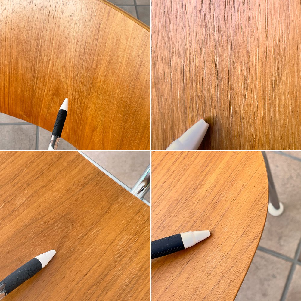 ハーマンミラー Herman Miller プライウッドダイニングチェア DCM メタルレッグ ウォールナット C&R イームズ ミッドセンチュリーデザイン 名作椅子 ◇