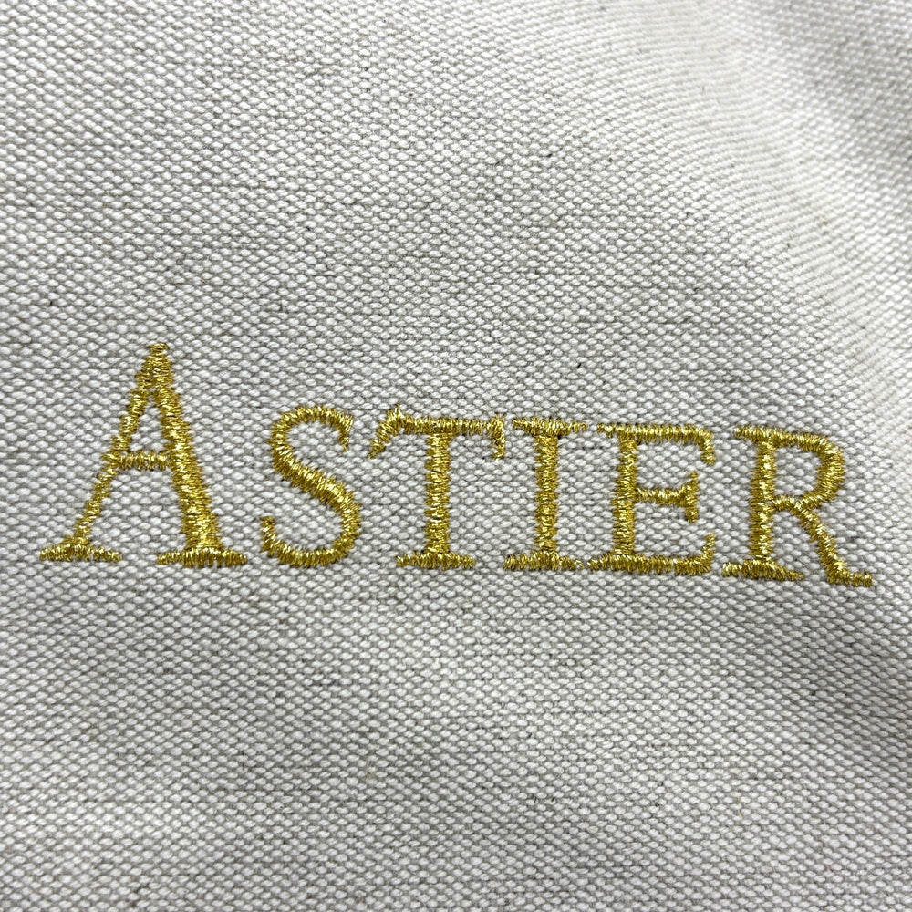アスティエ・ド・ヴィラット Astier de Villatte Ecru ショッピングバッグ トートバッグ エコバッグ フランス 定価￥14,190- タグ付 未使用 ●